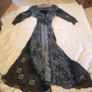 - Free People Hankerchief Hem Maxi Dress